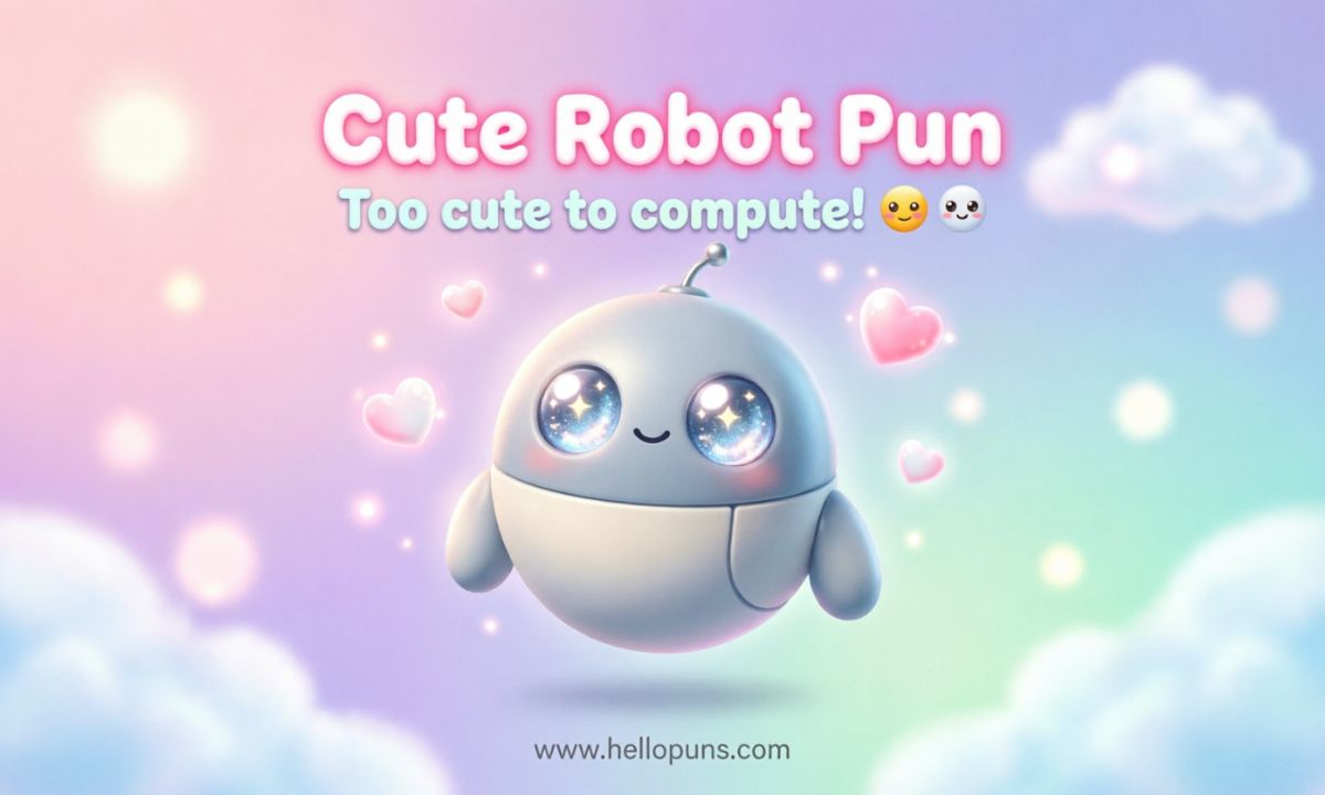 cute robot puns