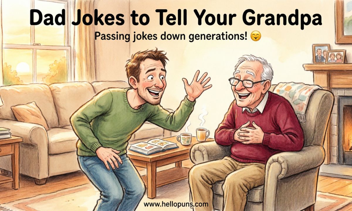 dad jokes to tell your grandpa