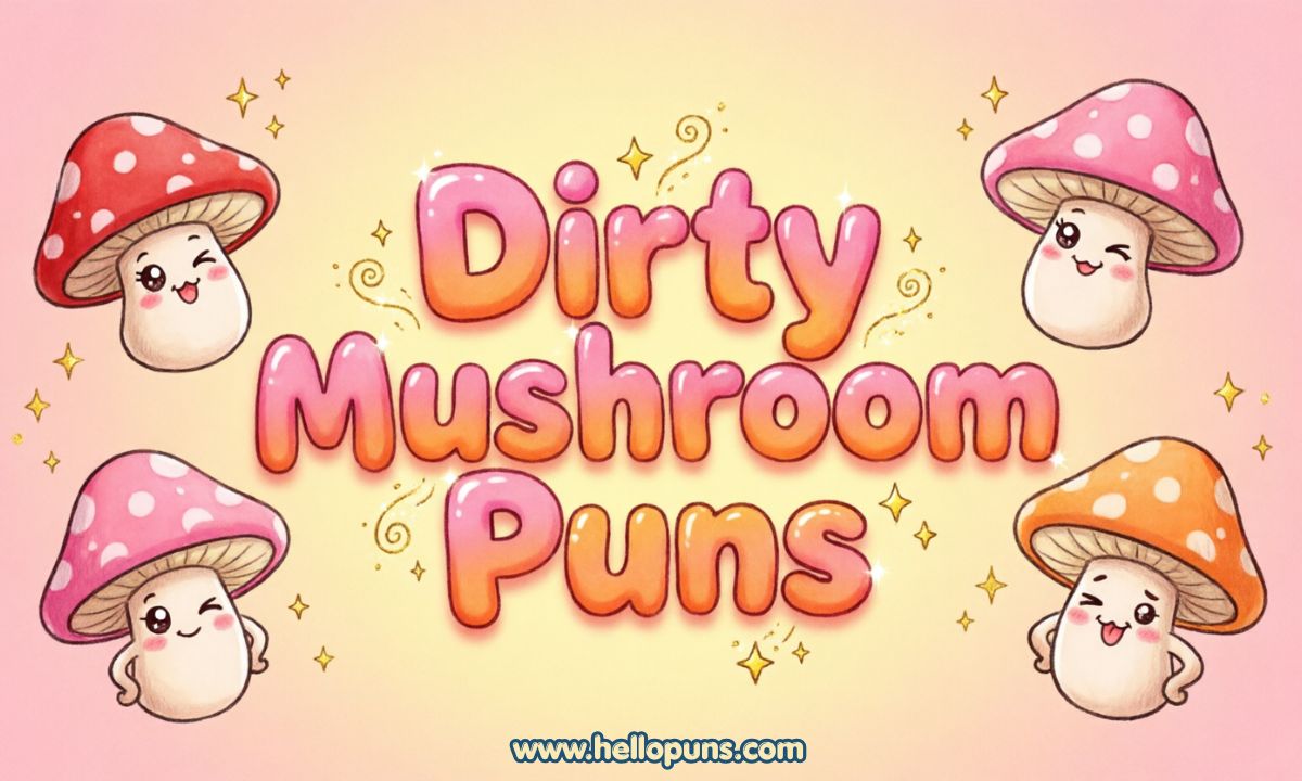 dirty mushroom puns