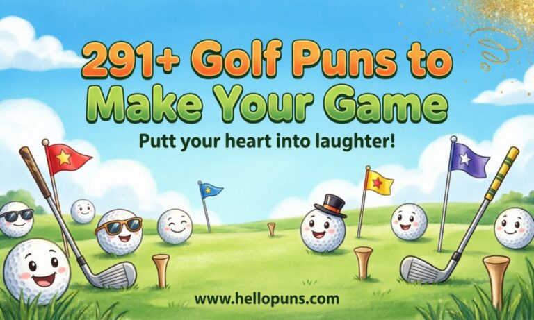 291 plus funny golf puns and tee-rific jokes for social media