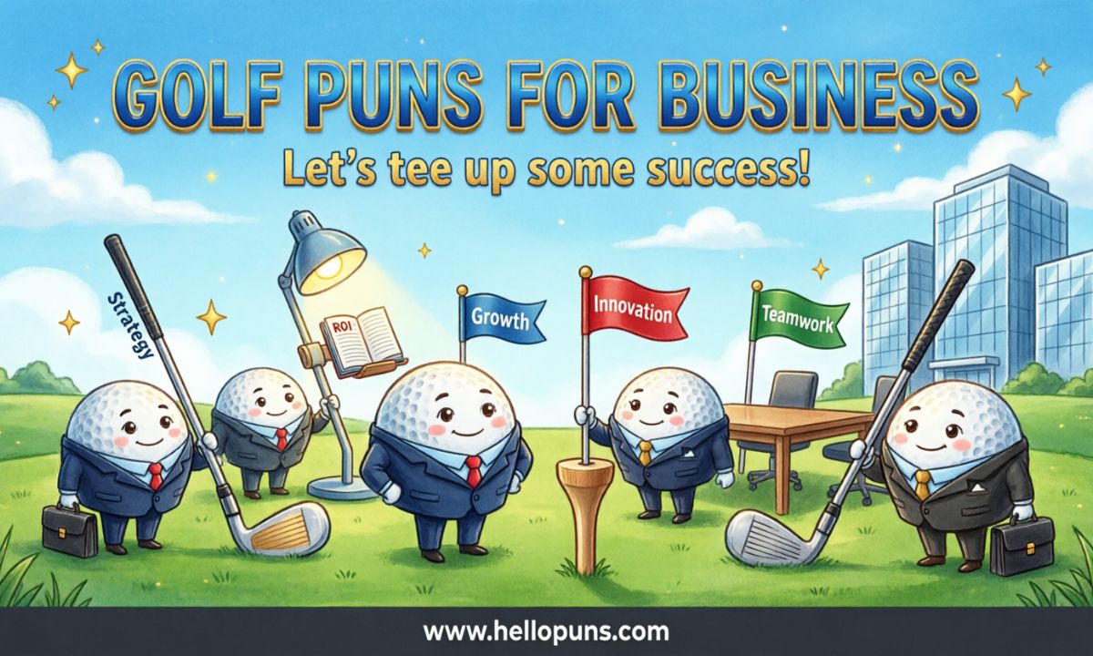 golf puns for business