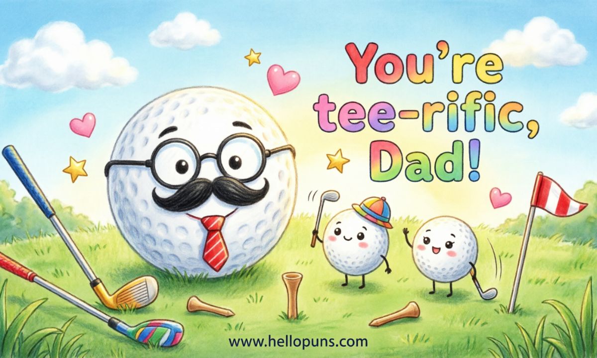 golf puns for dad