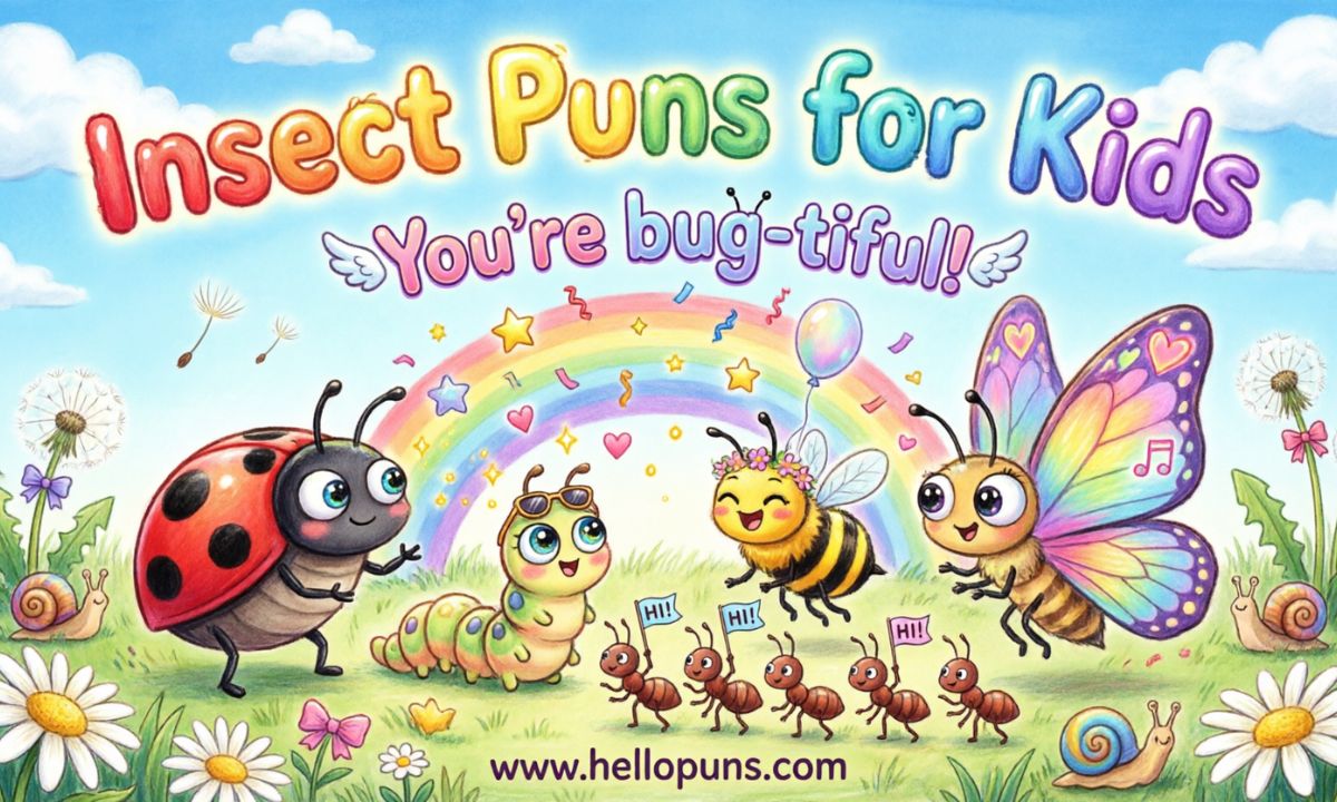 insect puns for kids