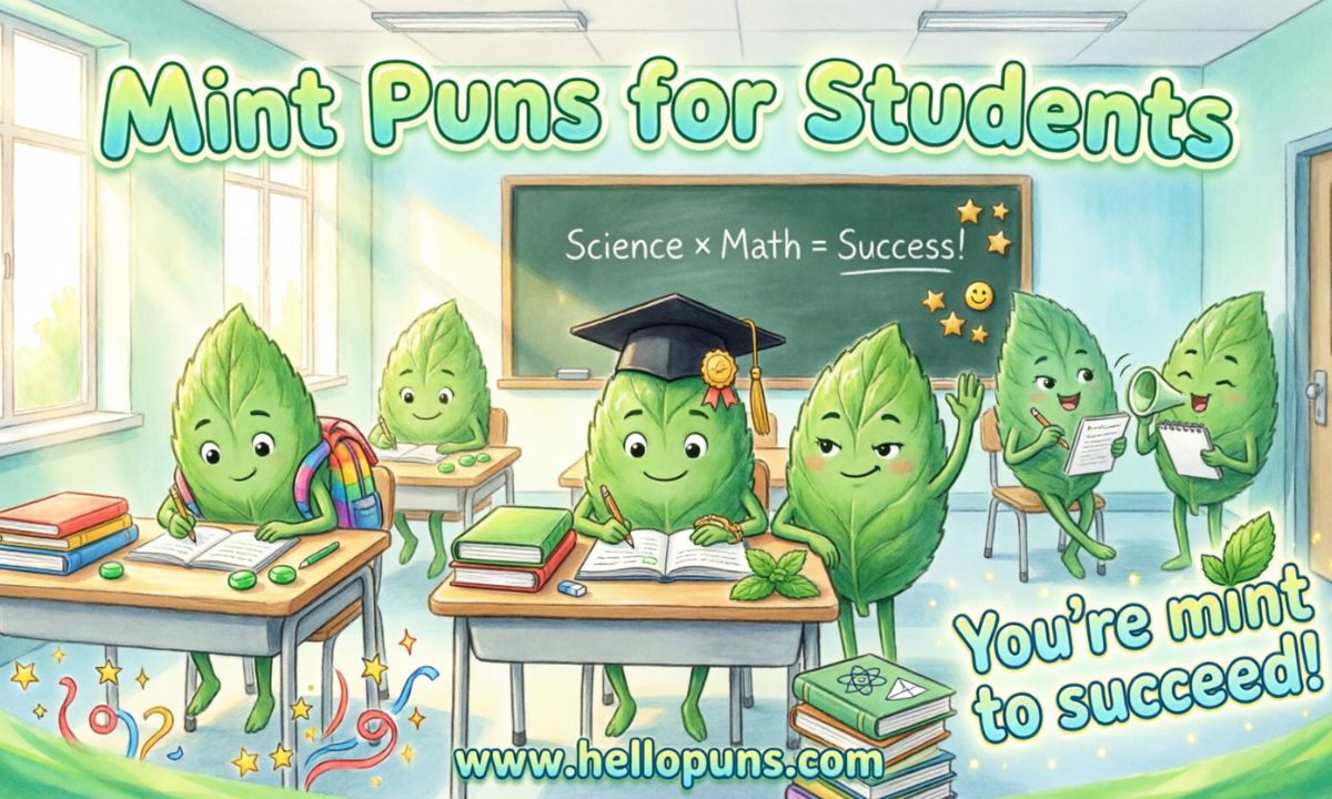 mint puns for students