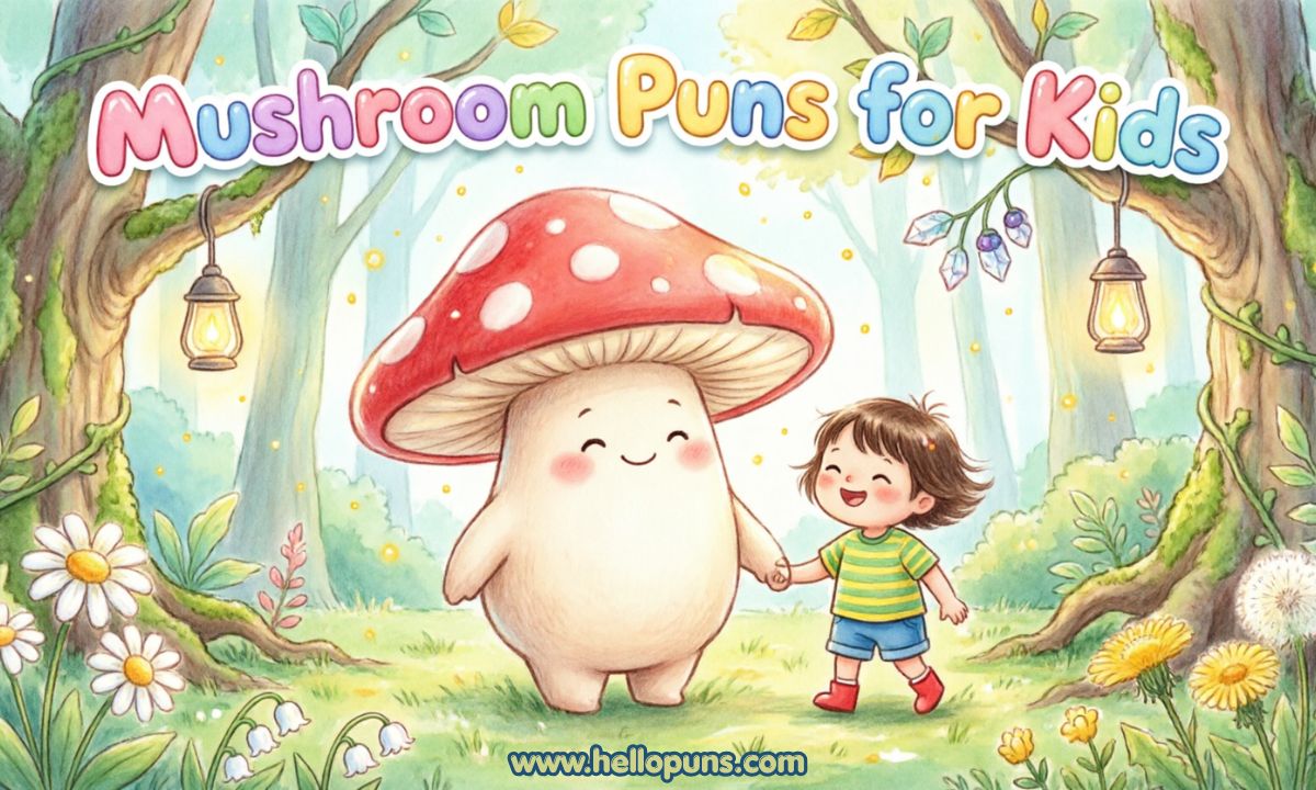 mushroom puns for kids