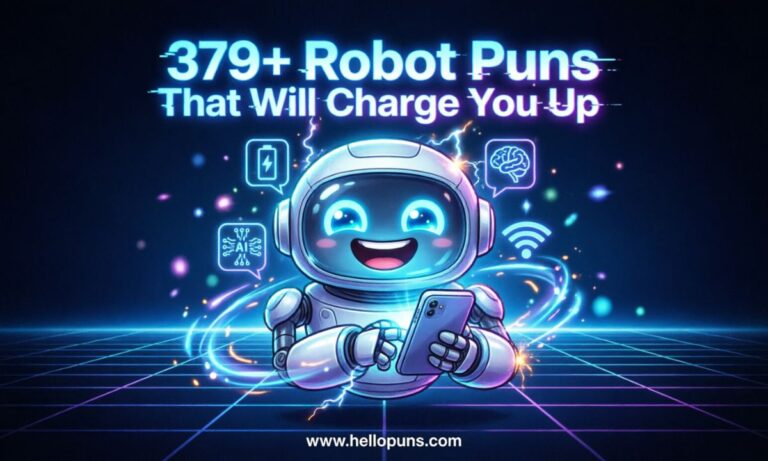 377 plus funny robot puns and android jokes