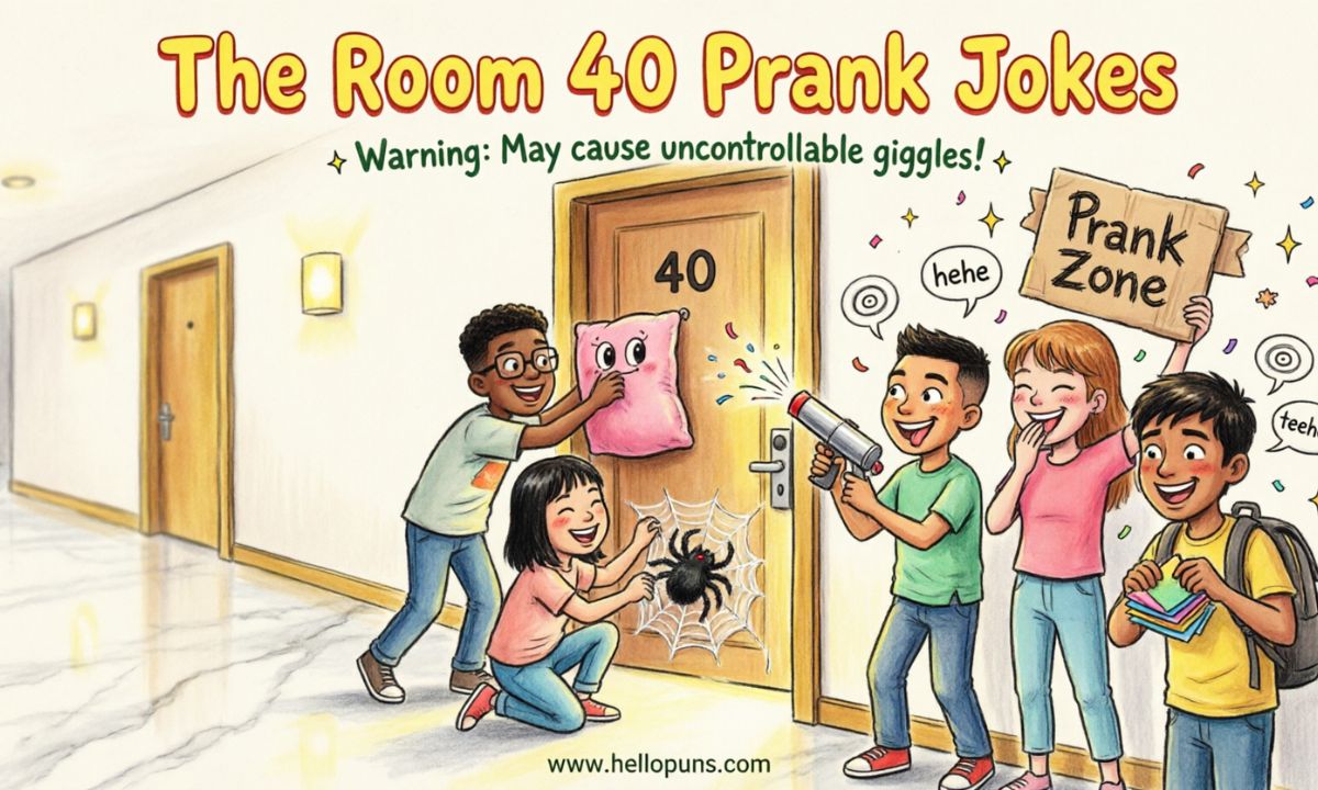 room 40 pranks jokes