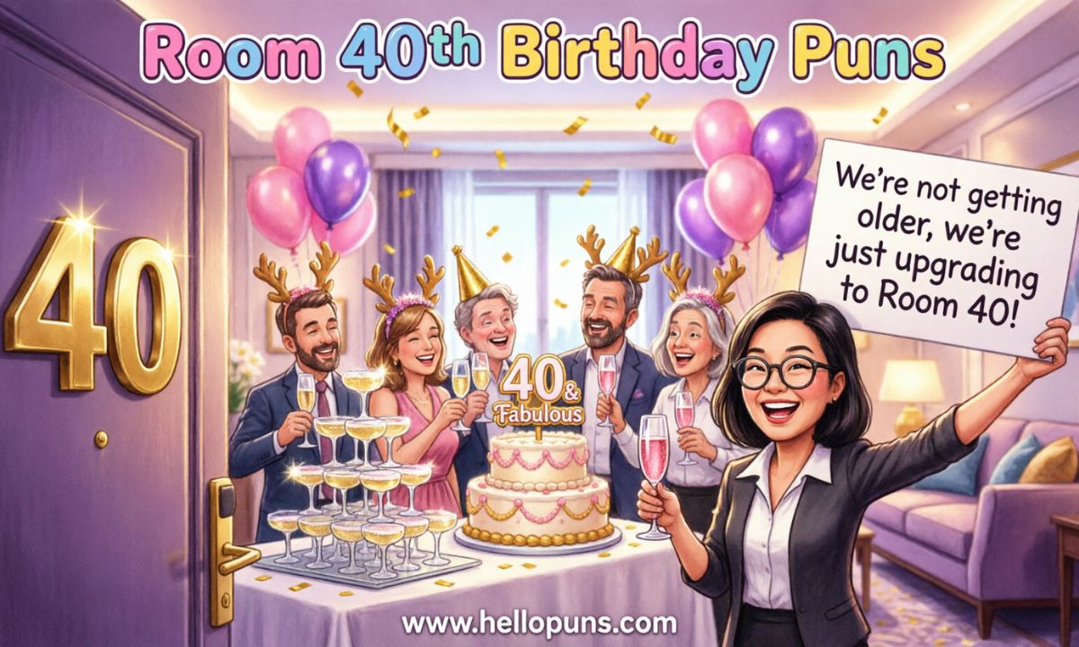 room 40 puns for birthday