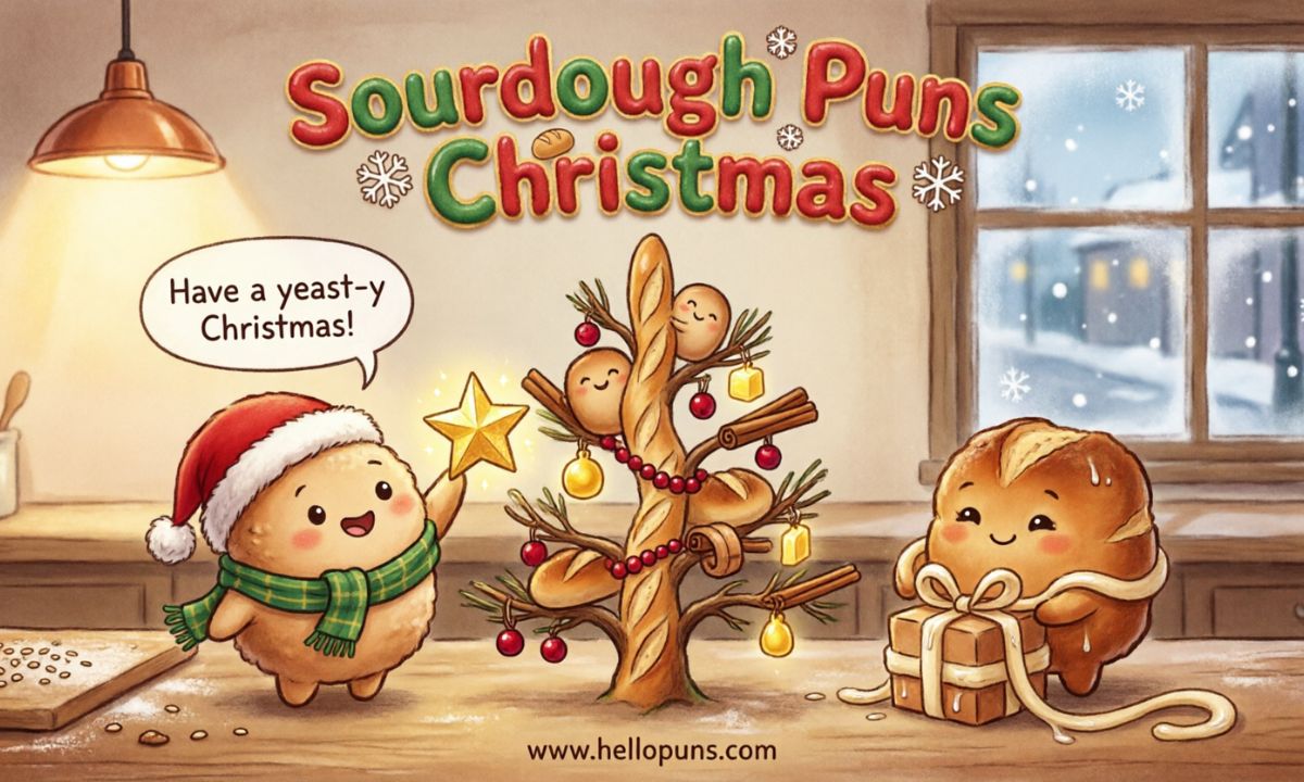 sourdough puns Christmas