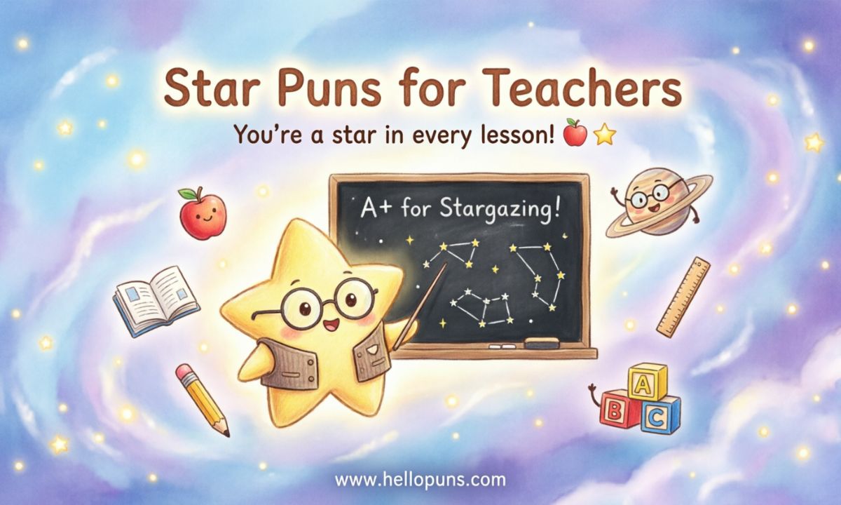 star puns for teachers