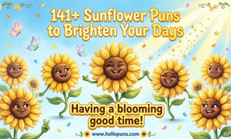 141 plus funny sunflower puns and seed jokes to brighten your day
