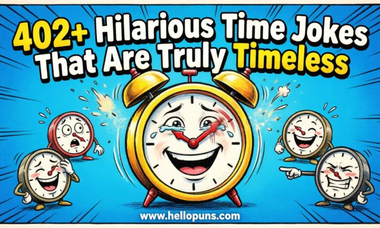 402 plus hilarious time jokes and clock puns that are truly timeless