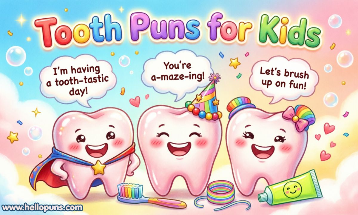 tooth puns for kids