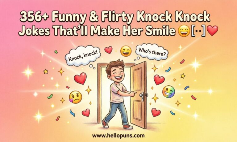 Flirty Knock Knock Jokes