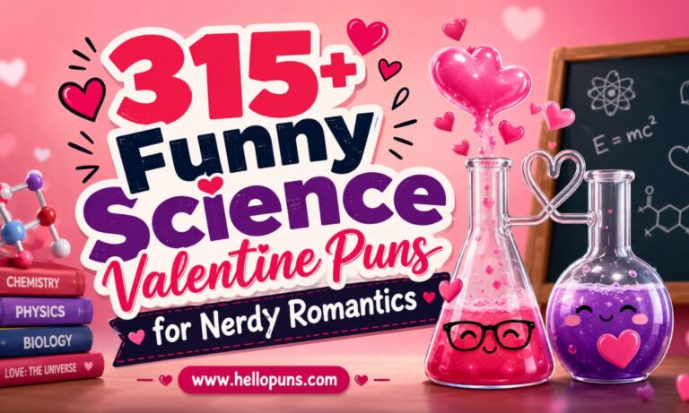 Funny Science Valentine Puns
