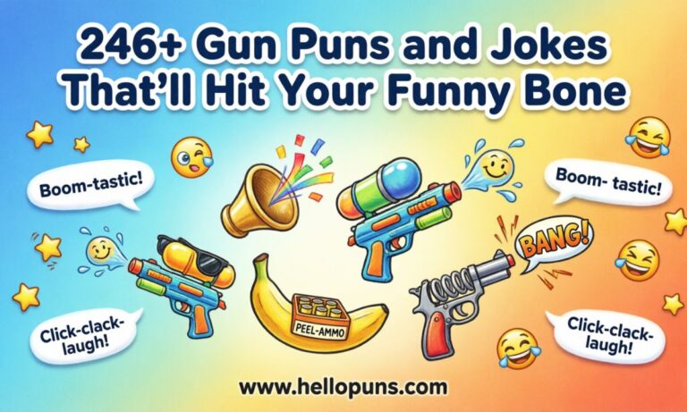 Gun Puns and Jokes