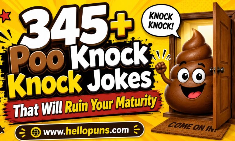 Poo Knock Knock Jokes