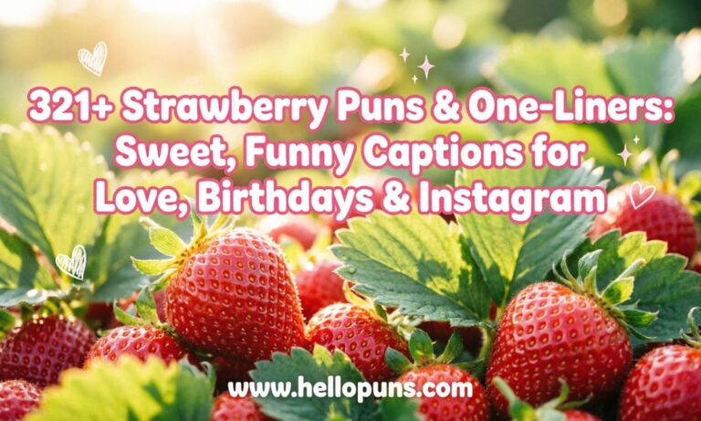 Strawberry Puns
