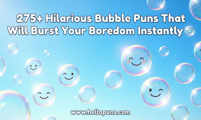 bubble puns