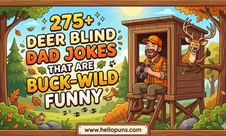 Deer Blind Dad Jokes