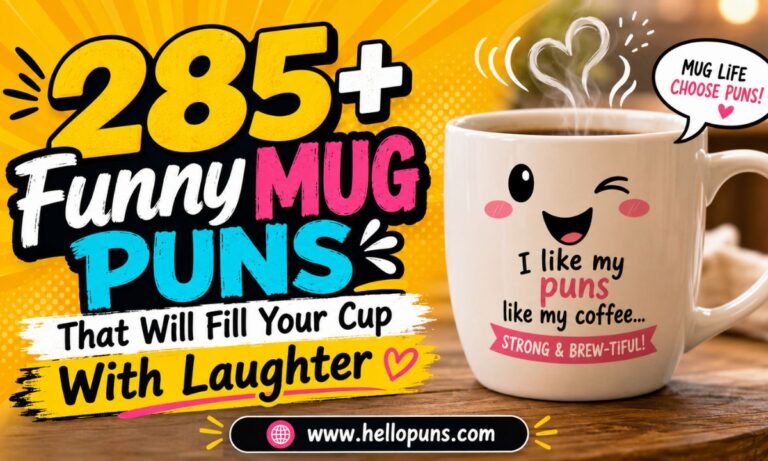 Funny Mug Puns