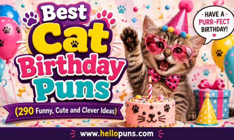 Best Cat Birthday Puns (290 Funny, Cute and Clever Ideas)