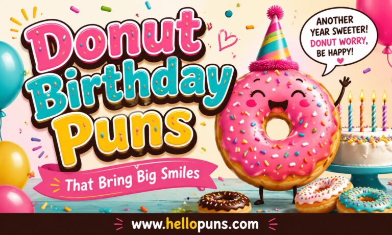 Donut Birthday Puns That Bring Big Smiles