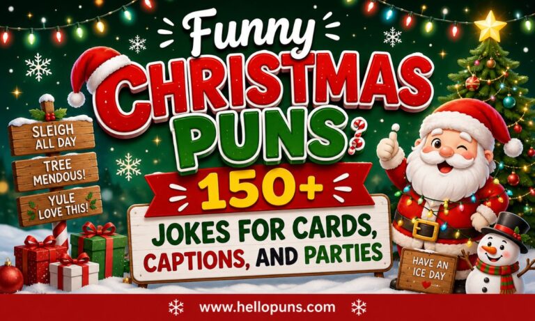 Funny Christmas Puns 150+ Jokes for Cards, Captions, and Parties