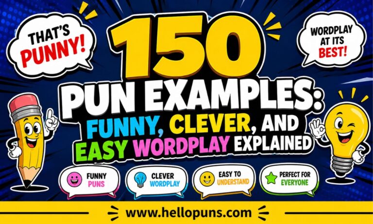Pun Examples Funny, Clever, and Easy Wordplay Explained