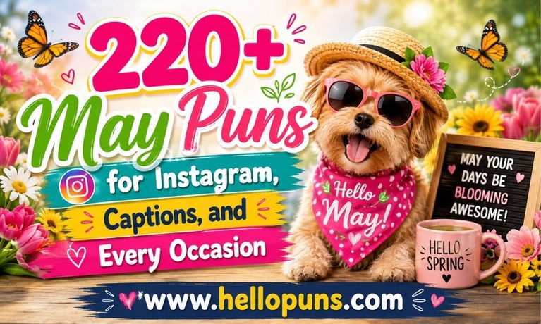 May Puns for Instagram, Captions, and Every Occasion