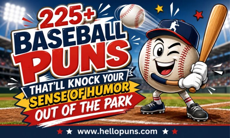 Baseball Puns That will Knock Your Sense of Humor Out of the Park