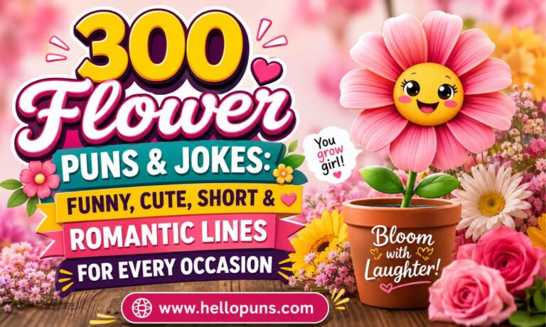 Flower Puns & Jokes Funny, Cute, Short & Romantic Lines for Every Occasion