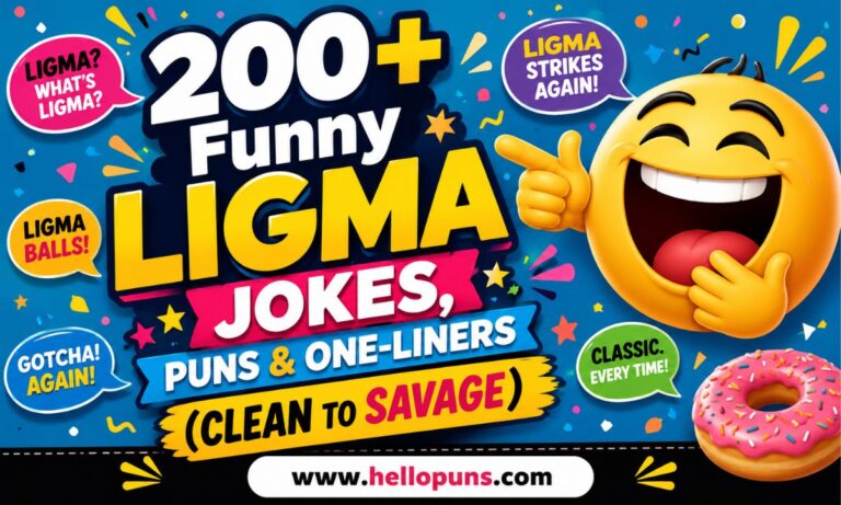 Funny Ligma Jokes, Puns & One-Liners (Clean to Savage)