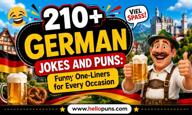 German Jokes and Puns Funny One-Liners for Every Occasion