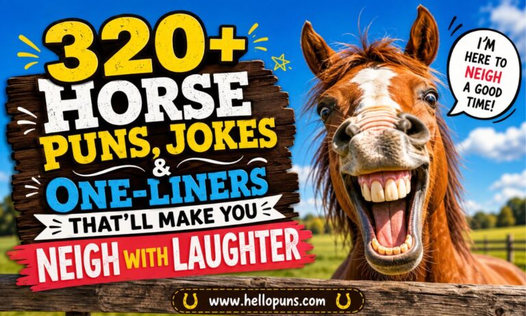 Horse Puns, Jokes & One-Liners