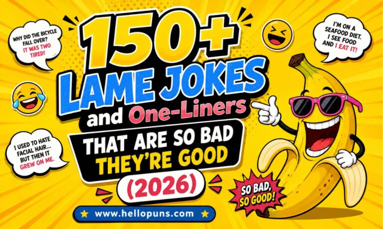 Lame Jokes and One-Liners