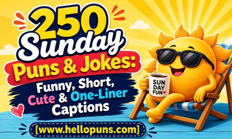 Sunday Puns and Jokes